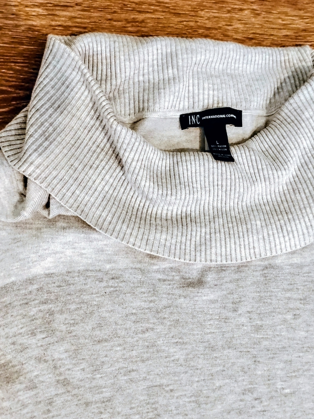 INC International Concepts Womens Light Gray Sweater Dress - Picture 9 of 10